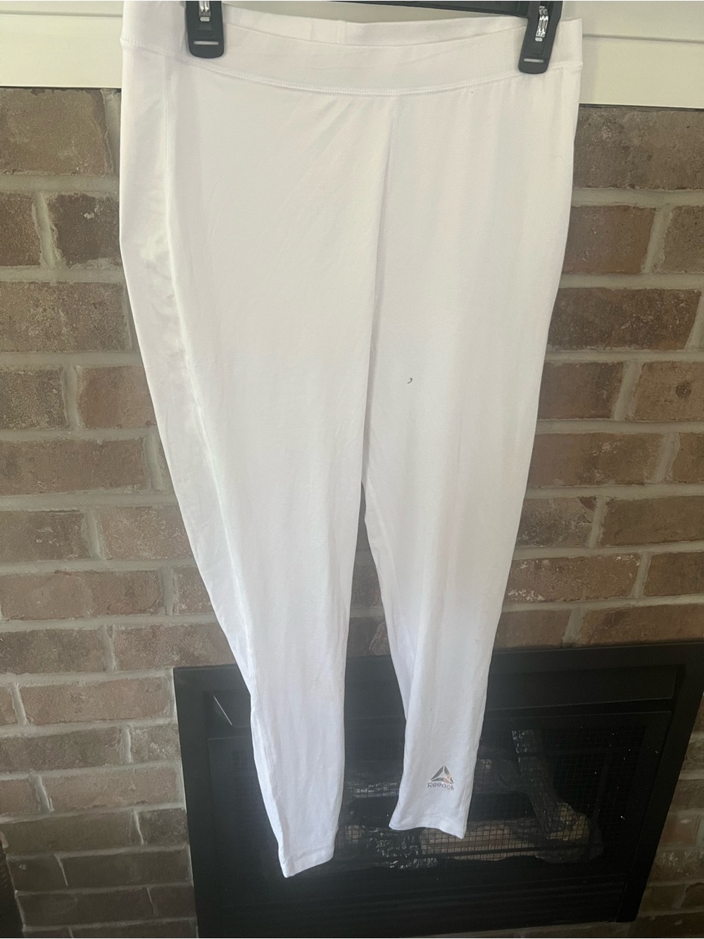 Reebok Men’s White Athletic Leggings